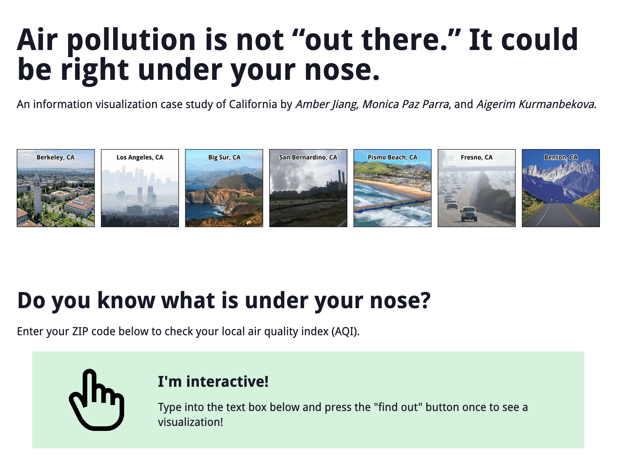 air pollution viz